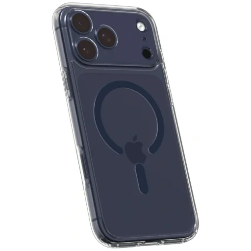 iPhone 17 Pro Spigen Ultra Hybrid Mag Magsafe átlátszó/mély kék tok - 5