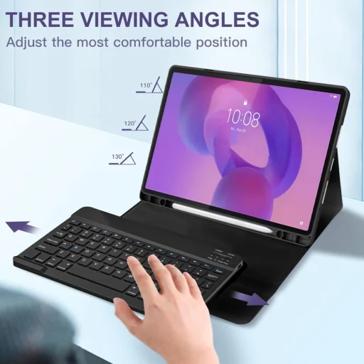 Lenovo IdeaTab Plus 12.1 tok Tech-Protect SC Pen + Keyboard fekete - 7