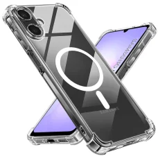 Samsung Galaxy A07 4G Techsuit - Shockproof Clear Silicone MagSafe - Átlátszó tok