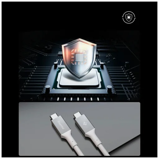 Spigen Essential EB24012CC 120cm 240W fehér Type-C kábel - 4