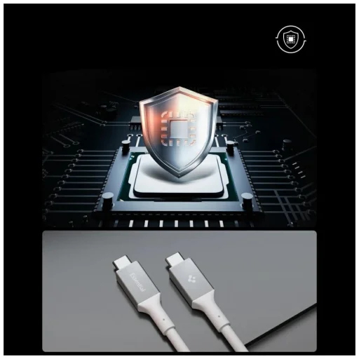 Fehér Spigen EB10020CC Essential Type-C kábel 100W 200cm - 4