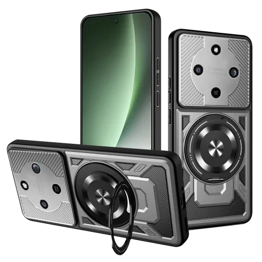 Honor Magic8 Lite Szürke Techsuit RuggedCam tok - 1