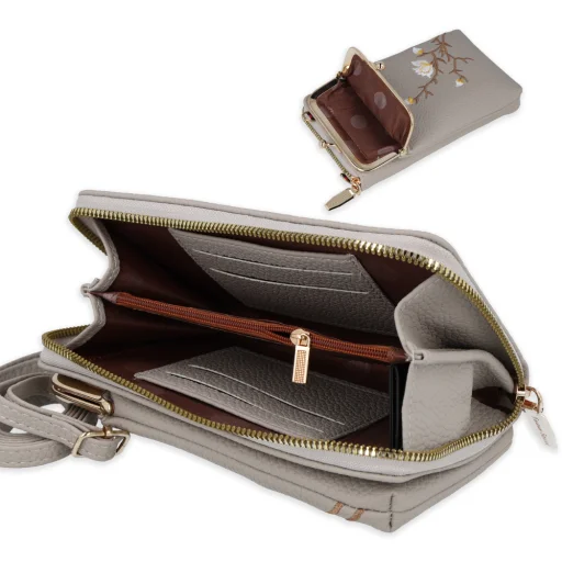 Kötött tok a telefonhoz GCW17 szürke - 4