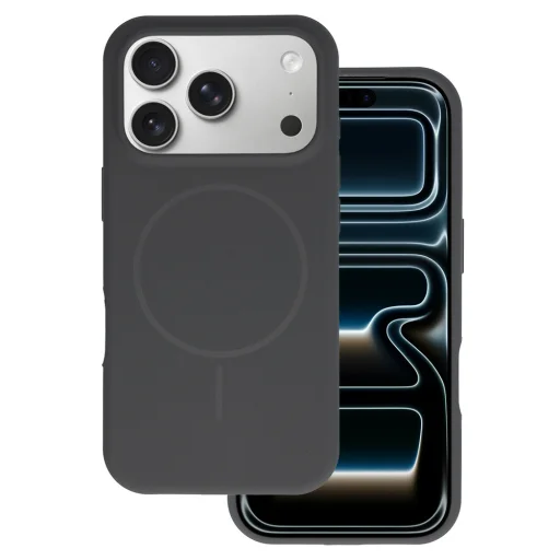 Magsafe Slim Szilikon tok iPhone 17 Pro Max grafit - 1