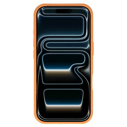 Magsafe Slim Silicone iPhone 17 Pro Max narancs tok - 3