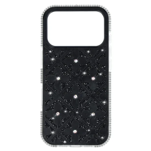 Flower Case for Iphone 17 Pro Max black - 3