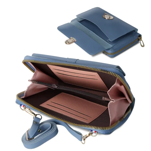 Kötött telefontáska GCW06 kék - 4