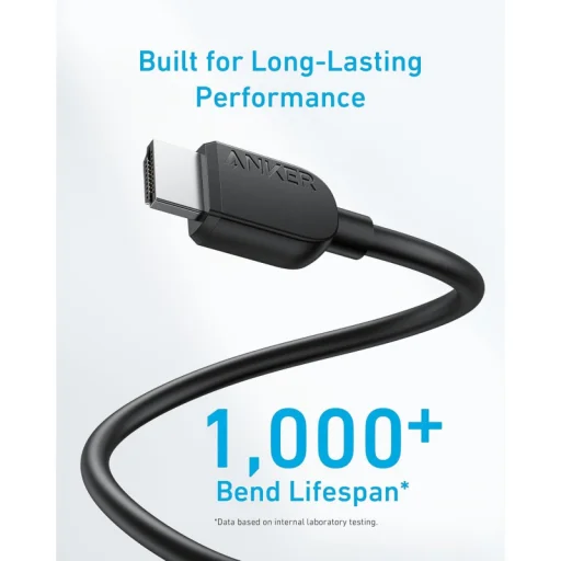 HDMI Kábel Anker, 8K, 1.8m, Fekete A8742011 - 2