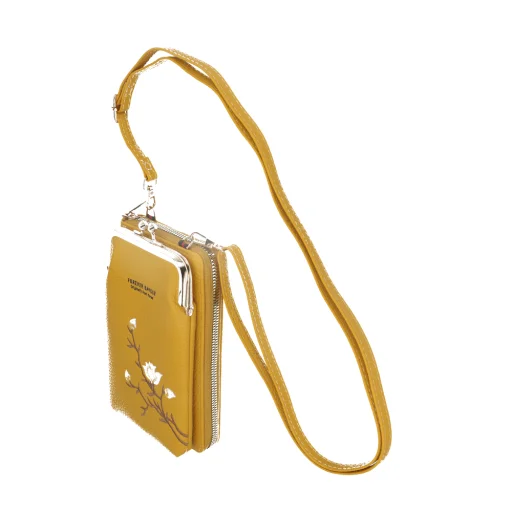 GCW17 kötött fliptok telefonhoz sárga tok - 3