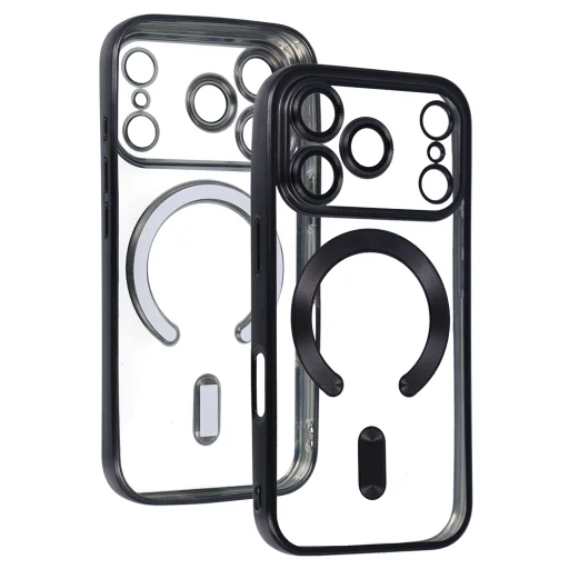 Metallic Magsafe tok iPhone 17 Pro Max fekete tok - 4