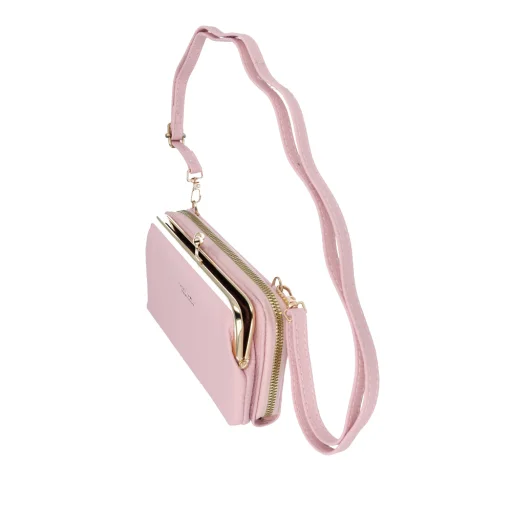 Kötött telefontartó táska GCW18 világos rózsaszín - 3