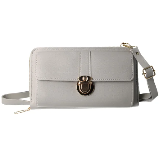 GCW06 kötött táska telefonhoz szürke - 1