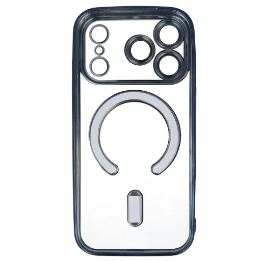 Metallic Magsafe tok iPhone 17 Pro Max kék tok - 3