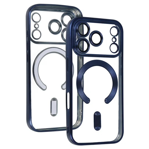 Metallic Magsafe tok iPhone 17 Pro Max kék tok - 4