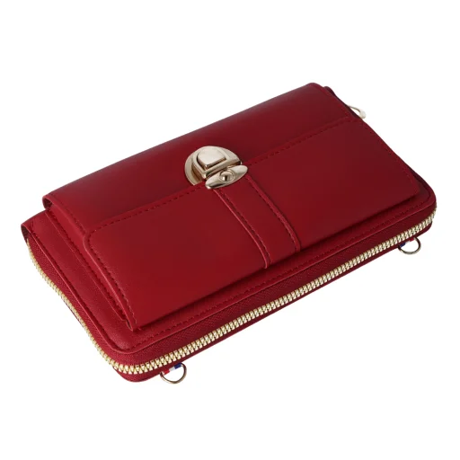 Telefonhoz való kötött táska GCW06 piros - 2