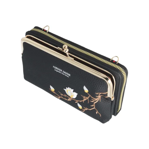 Kötött telefontáska GCW16 fekete - 2