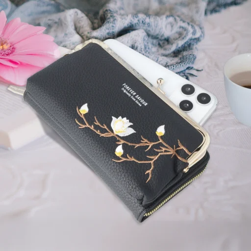 Kötött telefontáska GCW16 fekete - 5