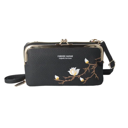 Kötött telefontáska GCW16 fekete - 1