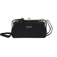 Kötött táska telefonhoz GCW18 fekete tok