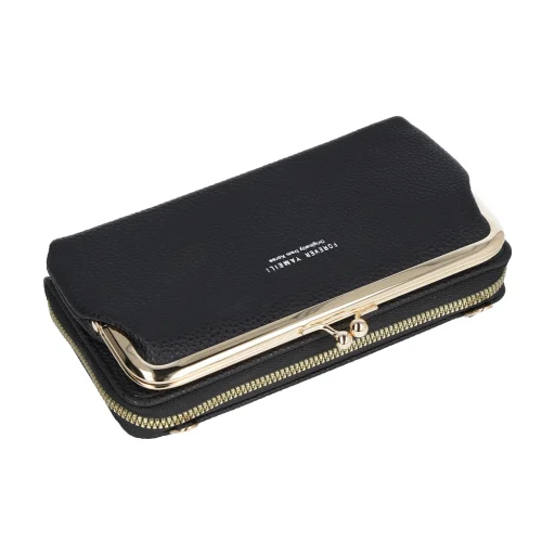 Kötött táska telefonhoz GCW18 fekete tok - 2