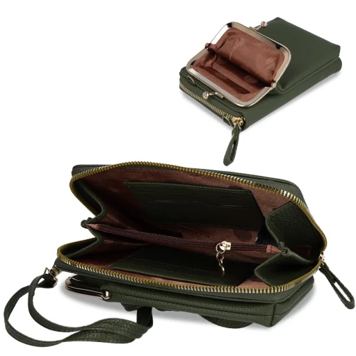 Kötött fliptok telefonhoz GCW01 zöld tok - 4