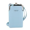 Telefonhoz való kötött táska GCW01 kék thumbnail