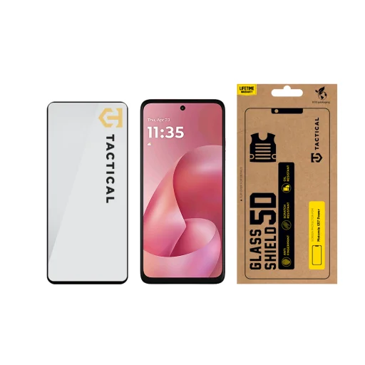 Tactical Glass Shield 5D Motorola Moto G57 Power üvegfólia - 3