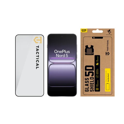Tactical Glass Shield 5D for OnePlus Nord 5 Black - 3