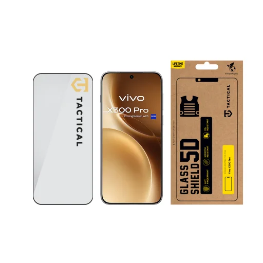 Tactical Glass Shield 5D Vivo X300 Pro Black üvegfólia - 3