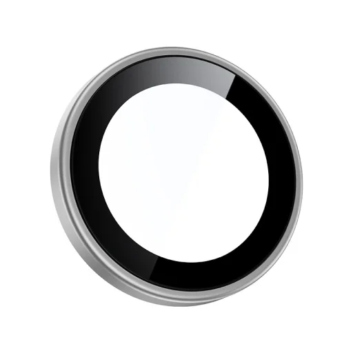 Benks edzett üveg DR zafír lencsevédő a kamerára iPhone 17-hez (2 darab lencsére) ezüst üvegfólia - 3