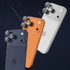Benks edzett üveg DR zafír lencsevédő kamera lencséhez iPhone 17 Pro/17 Pro Max (3 darab lencse) narancs színben üvegfólia thumbnail