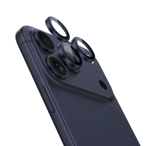 Benks Tempered glass Glass Warrior Lens Protector on camera for Iphone 17 Pro/17 Pro Max (lens 3 pieces) blue - 1