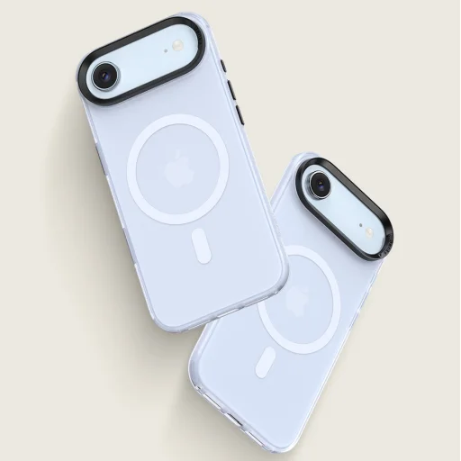 Benks Magnetic Lucid Armor tok (C068) iPhone 17 Air-hez kék (Kameravezérlő gomb) tok - 6