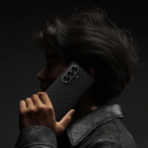  Samsung Galaxy Z Fold 7 Benks Combo Armor Grid Axis Kevlar tok - hátlapi tok + elülső fliptok + Corning üvegfólia szett - 10