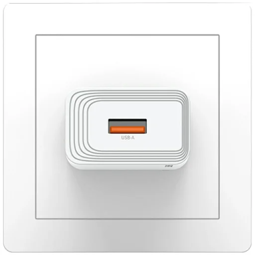 USAMS T69 2.1A USB-A fali töltő fehér - 2