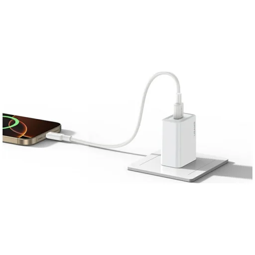 USAMS T69 2.1A USB-A fali töltő fehér - 3