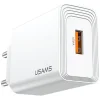 USAMS T69 18W USB-A fali töltő adapter fehér - 2