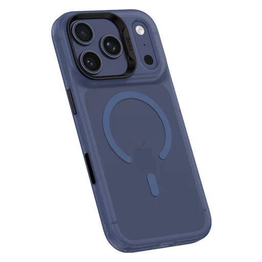 Benks Magnetic Lucid Armor tok iPhone 17 Pro Max-hoz kék (Kamera vezérlőgomb) - 2