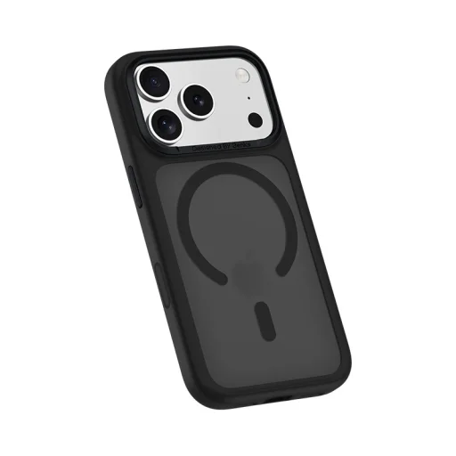 Benks Mágneses Köd Tok Fémkeret (K070) Iphone 17 Pro Max fekete (Kamera Vezérgomb) - 2