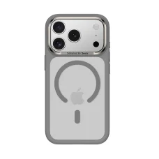 Benks Mágneses Mist Tok Fém Keret (A070) iPhone 17 Pro Max szürke (Kamera Vezérlő Gomb) tok