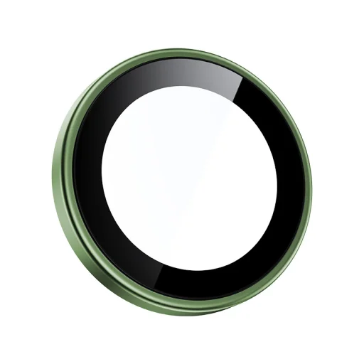 Benks Edzett üveg DR Zafír Lencse Védő az iPhone 17 kamerára (2 db lencse) zöld üvegfólia - 3