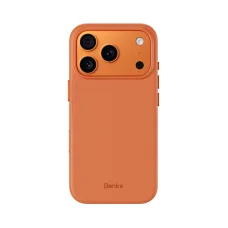 Benks Magnetic Vita Pro Szilikon Tok (A070) iPhone 17 Pro Max narancs (Kamera Vezérlőgomb)