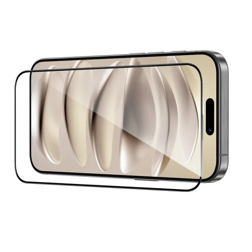 Benks Edzett üveg Glass Warrior HD iPhone 16/15/14 Pro fekete üvegfólia - 1