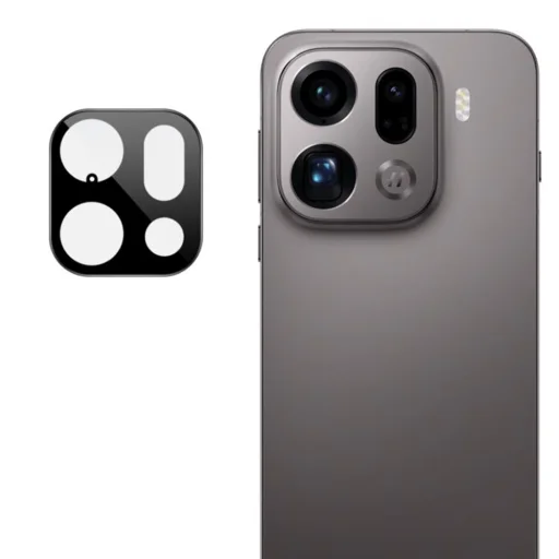 Oppo Find X9 Pro Fekete Techsuit Full Camera Glass üvegfólia - 1