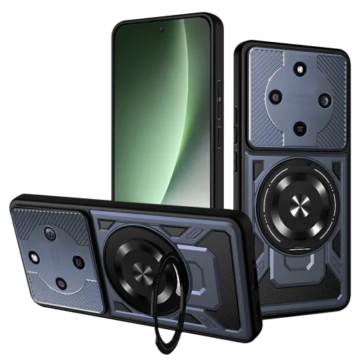 Honor Magic8 Lite Techsuit - RuggedCam - Kék tok - 1