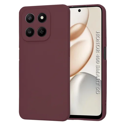 Honor 400 Smart / X7d 4G Plum Red Techsuit - SoftFlex tok - 1
