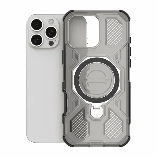 Samsung Galaxy A16 4G / A16 5G Techsuit - Carbon Shield PRO - Smoke Black tok - 2