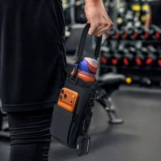 Spigen LF500 Pohártartós Táska Fekete - 12