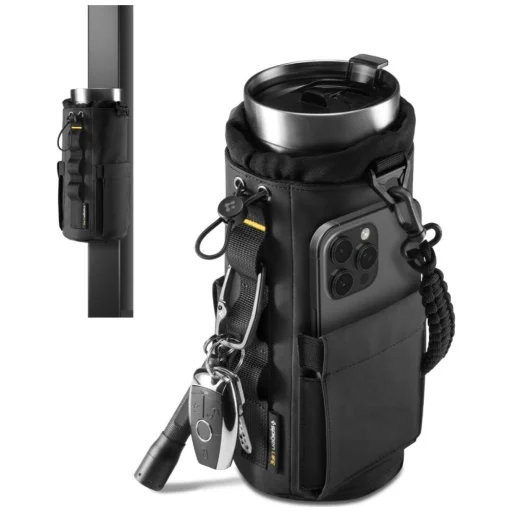 Spigen LF500 Taška s držiakom na pohár čierna - 9