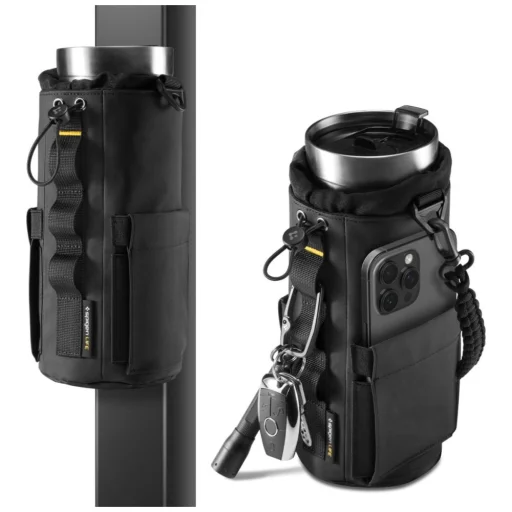 Spigen LF500 Taška s držiakom na pohár čierna - 10